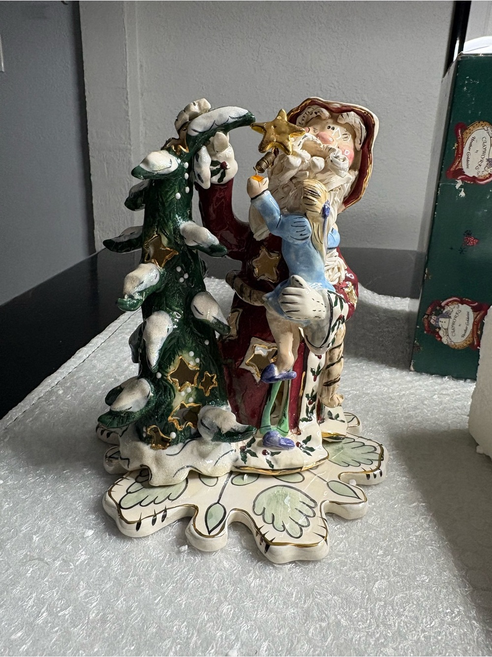 Blue Sky Clayworks "Talking With Santa Caroler"